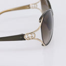 GUCCI Interlocking G Sunglasses plastic Green Auth 205502M-5