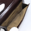FENDI Zucca Canvas Bifold Wallet Black Brown Auth 205504V-8
