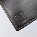 FENDI Zucca Canvas Bifold Wallet Black Brown Auth 205504V-21