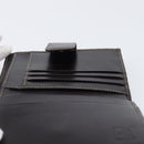 FENDI Zucca Canvas Bifold Wallet Black Brown Auth 205504V-22