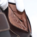 FENDI Zucca Canvas Bifold Wallet Black Brown Auth 205504V-25