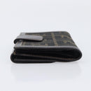 FENDI Zucca Canvas Bifold Wallet Black Brown Auth 205504V-4