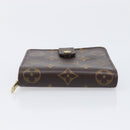 LOUIS VUITTON Monogram Compact zip Wallet M61667 LV Auth 205512A-4