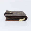 LOUIS VUITTON Monogram Compact zip Wallet M61667 LV Auth 205512A-5