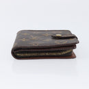 LOUIS VUITTON Monogram Compact zip Wallet M61667 LV Auth 205512A-6
