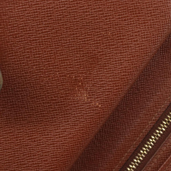 LOUIS VUITTON Monogram Continental Clutch Wallet T61217 LV Auth 205513