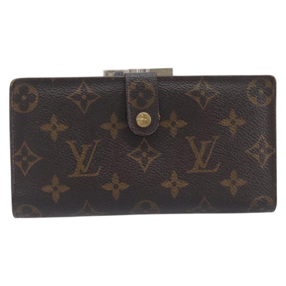 LOUIS VUITTON Monogram Continental Clutch Wallet T61217 LV Auth 205513