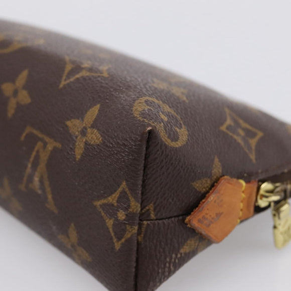LOUIS VUITTON Monogram Pochette Cosmetic PM Pouch M43998 LV Auth 205518