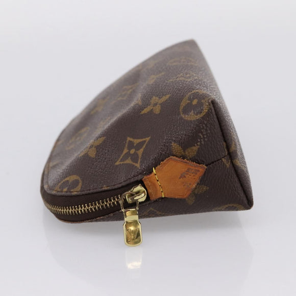 LOUIS VUITTON Monogram Pochette Cosmetic PM Pouch M43998 LV Auth 205518