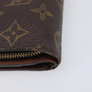 LOUIS VUITTON Monogram Compact zip Wallet M61667 LV Auth 205519A-17