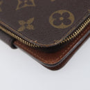 LOUIS VUITTON Monogram Compact zip Wallet M61667 LV Auth 205519A-7