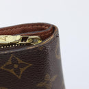 LOUIS VUITTON Monogram Compact zip Wallet M61667 LV Auth 205519A-8