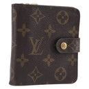 LOUIS VUITTON Monogram Compact zip Wallet M61667 LV Auth 205519A-1