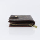 LOUIS VUITTON Monogram Compact zip Wallet M61667 LV Auth 205519A-5