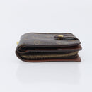 LOUIS VUITTON Monogram Compact zip Wallet M61667 LV Auth 205519A-6