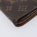 LOUIS VUITTON Monogram Compact zip Wallet M61667 LV Auth 205519A-15