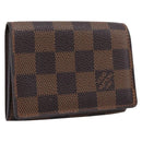LOUIS VUITTON Damier Ebene Anvelop Cult De Vuitto Case N62920 LV Auth 205521-1