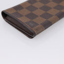 LOUIS VUITTON Damier Ebene Anvelop Cult De Vuitto Case N62920 LV Auth 205521-11