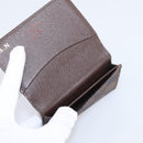 LOUIS VUITTON Damier Ebene Anvelop Cult De Vuitto Case N62920 LV Auth 205521-14