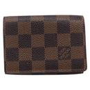 LOUIS VUITTON Damier Ebene Anvelop Cult De Vuitto Case N62920 LV Auth 205521-2