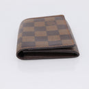 LOUIS VUITTON Damier Ebene Anvelop Cult De Vuitto Case N62920 LV Auth 205521-4