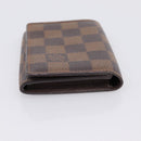 LOUIS VUITTON Damier Ebene Anvelop Cult De Vuitto Case N62920 LV Auth 205521-5
