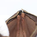 LOUIS VUITTON Monogram Mini Pochette Accessoires Pouch N41667 LV Auth 205526-21