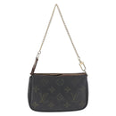 LOUIS VUITTON Monogram Mini Pochette Accessoires Pouch N41667 LV Auth 205526-3