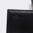 FENDI Zucchino Canvas Bifold Wallet Red Silver SM0036 Auth 205529A-20