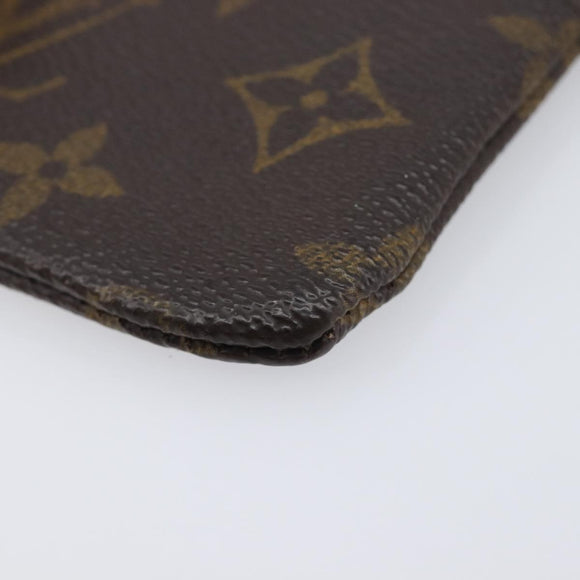 LOUIS VUITTON Monogram Pochette Cles Coin Purse M60033 LV Auth 205530