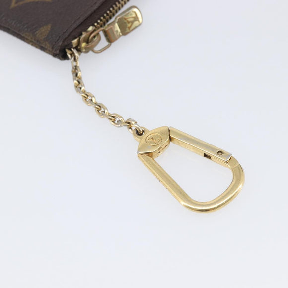 LOUIS VUITTON Monogram Pochette Cles Coin Purse M60033 LV Auth 205530