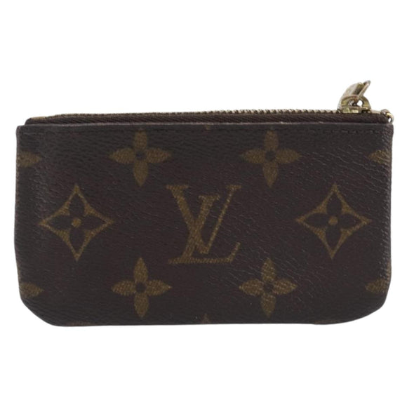 LOUIS VUITTON Monogram Pochette Cles Coin Purse M60033 LV Auth 205530