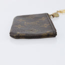 LOUIS VUITTON Monogram Pochette Cles Coin Purse M60033 LV Auth 205530-4