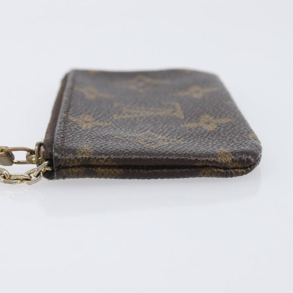 LOUIS VUITTON Monogram Pochette Cles Coin Purse M60033 LV Auth 205530