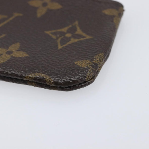 LOUIS VUITTON Monogram Pochette Cles Coin Purse M60033 LV Auth 205530