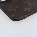 LOUIS VUITTON Monogram Pochette Cles Coin Purse M60033 LV Auth 205530-9