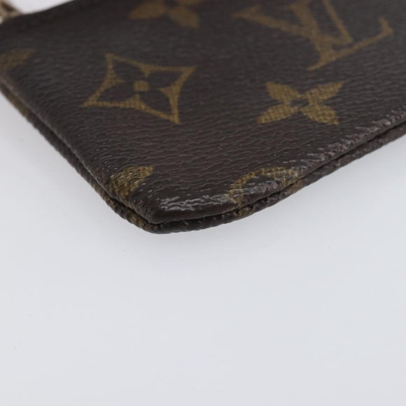 LOUIS VUITTON Monogram Pochette Cles Coin Purse M60033 LV Auth 205530