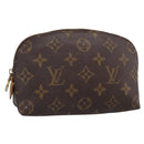 LOUIS VUITTON Monogram Pochette Cosmetic PM Pouch M43998 LV Auth 205531-1