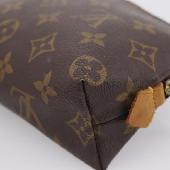 LOUIS VUITTON Monogram Pochette Cosmetic PM Pouch M43998 LV Auth 205531