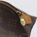 LOUIS VUITTON Monogram Pochette Cosmetic PM Pouch M43998 LV Auth 205531-12