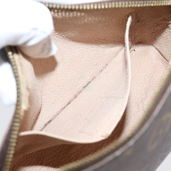 LOUIS VUITTON Monogram Pochette Cosmetic PM Pouch M43998 LV Auth 205531