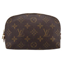LOUIS VUITTON Monogram Pochette Cosmetic PM Pouch M43998 LV Auth 205531-2