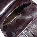 FENDI Zucca Canvas Bifold Wallet Black Brown Auth 205532V-11