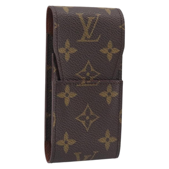 LOUIS VUITTON Monogram Etui Cigarette Cigarette Case M63024 LV Auth 205534