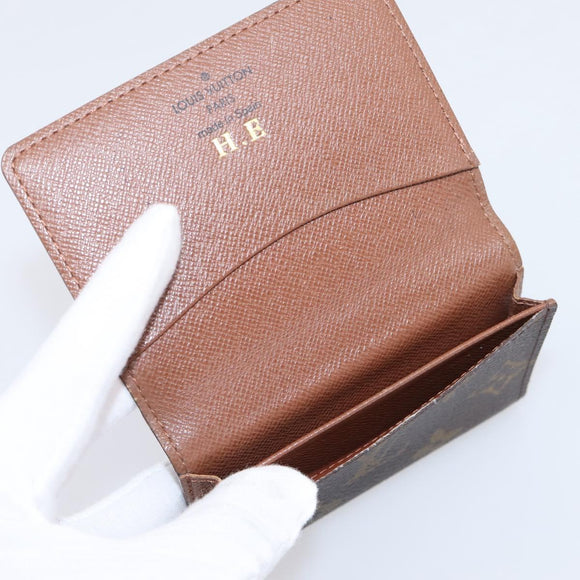 LOUIS VUITTON Monogram Anvelop Cult De Vuitto Card Case M62920 LV Auth 205537