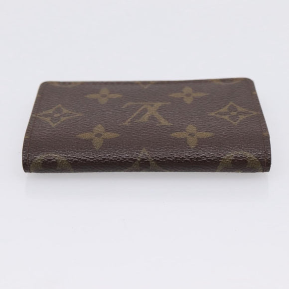 LOUIS VUITTON Monogram Anvelop Cult De Vuitto Card Case M62920 LV Auth 205537