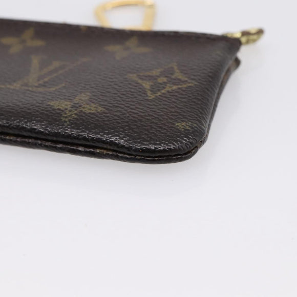LOUIS VUITTON Monogram Pochette Cles Coin Purse M62650 LV Auth 205542