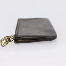 LOUIS VUITTON Monogram Pochette Cles Coin Purse M62650 LV Auth 205542-4