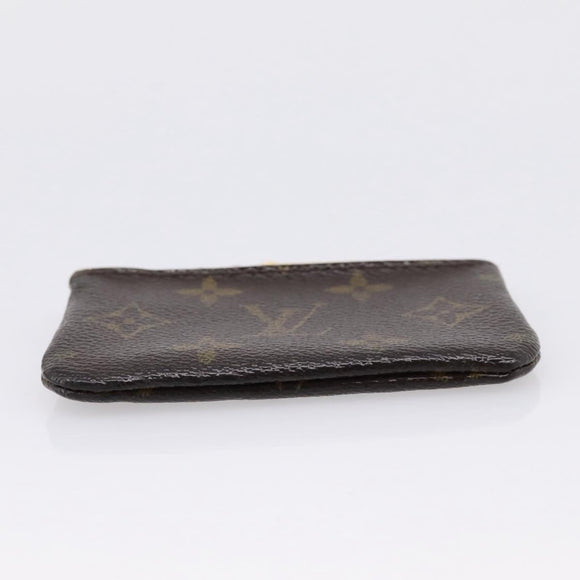 LOUIS VUITTON Monogram Pochette Cles Coin Purse M62650 LV Auth 205542