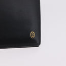 Cartier Bifold Wallet Leather Black Gold Auth 205547V-12